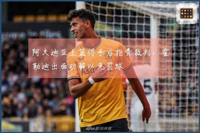 阿夫迪亚上篮得手后指责裁判，霍勒迪出面劝解以免罚球